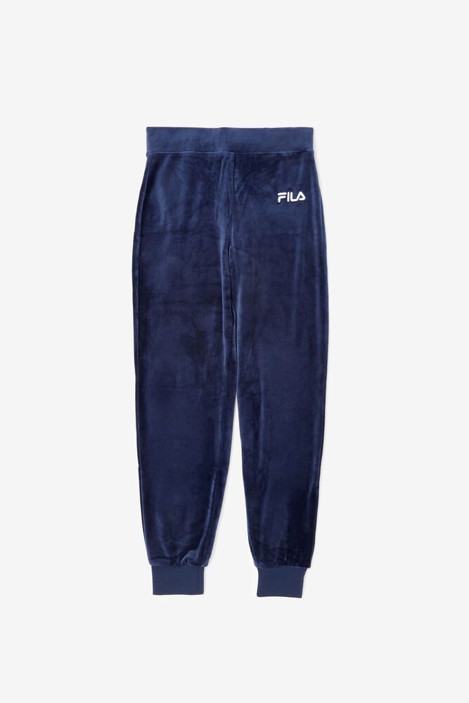 Pantaloni Fila Dama Bleumarin Sara Velour Jogger KFMD-49125